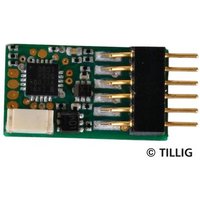 TILLIG 66032 H0 H0m H0e TT Decoder mit Stecker nach NEM 651 (Koop. Uhlenbrock) von TILLIG