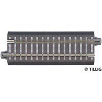 TILLIG 83702 H0m TT Bettungsgleis, Länge 83 mm gerades Gleis G2 von TILLIG