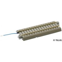 TILLIG 83758 H0m,TT Bettungsgleis, Länge 83 mm Schaltgleis, geeignet für Pendelzugsteuerung mit TFi2 von TILLIG