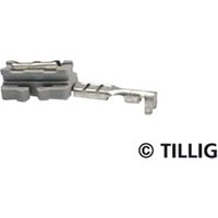 TILLIG 83951 H0m TT Bettungsgleis Schienenverbinder mit Anschlusselement (10 Stück) von TILLIG