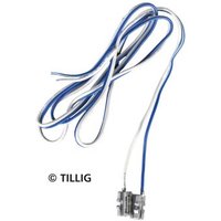 TILLIG 83956 TT Bettungsgleis grau Schienenverbinder mit Anschlusselement von TILLIG