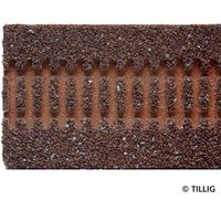 TILLIG 86301 TT Gleisbettung Modellgleis dunkel (braun) für gerades Gleis Länge 332 mm von TILLIG