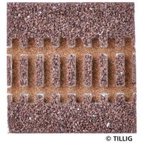 TILLIG 86306 TT Gleisbettung Modellgleis dunkel (braun) für gerades Gleis von TILLIG