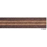 TILLIG 86310 TT Gleisbettung Modellgleis dunkel (braun) für Flex-Gleis Länge 700mm (Betonschwellen) von TILLIG