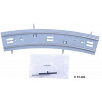 TILLIG 87296 H0m TT Bogenstück R 250/25° mit Einspeisung (3 Stück) von TILLIG