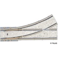 TILLIG 87593 H0 Parallelweiche R 204 links Pflaster von TILLIG