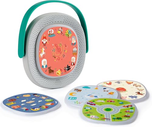 TIMIO Player + 5 Disks | Hören Sie Märchen, Geschichten, Musik und Kinderlieder | Lernen Sie Zahlen, Buchstaben, Tiere | 8 Sprachen enthalten | Interaktives Audio-Lernspielzeug, für 2–6 Jahre TIMIO Player + 5 Disks | Hören Sie Märchen, Geschichten, Musik und Kinderlieder | Lernen Sie Zahlen, Buchstaben, Tiere | 8 Sprachen enthalten | Interaktives Audio-Lernspielzeug, für 2–6 Jahre von TIMIO