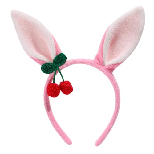 Kaninchen Ohren Stirnband Plüsch Hase Hasenohren Haarreif Karneval Ostern Party Hochzeit Geburtstag Kostüm Cosplay Damen Hasenohren Stirnband Modische Niedlich Haarreif Mode Stirnbänder (One Size) von TIMIYUYU