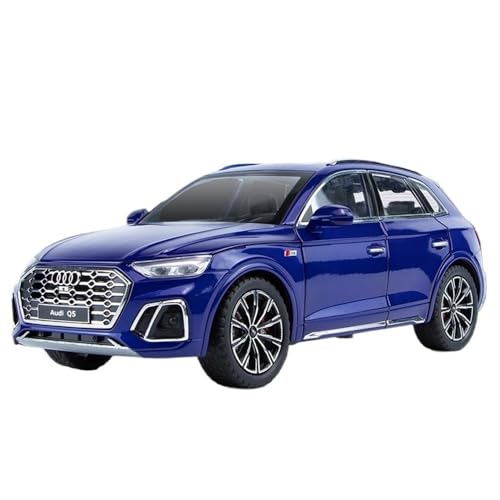 TIMJAN Für 1:24 Q5 Automodell Legierung Automodell Ornamente Neue SUV-Spielzeugauto-Sammlung(Blue) von TIMJAN