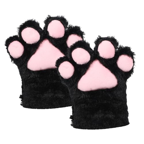 TINEASUR 1 Paar Bärenklauenhandschuhe Katzenkrallenhandschuhe Flauschige Katzenpfotenhandschuhe Flauschige Katzenklauenhandschuhe Katzenklauenhandschuhe Für Cosplay von TINEASUR