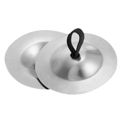 TINEASUR 1 Paar Kinder Finger -Becken Musikinstrumente Für Tänzer Ball Party Dance Finger Cymbals von TINEASUR