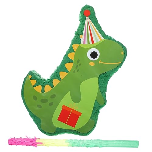 TINEASUR 1 Satz Piñata spaß komfetti mini spielzeug Partyzubehör süßwaren hängendes Pinata-Dekor Dinosaurier-Geburtstagspinata Neuartiges Pinata-Dekor Party-Anhänger Pinata-Spielzeug Papier von TINEASUR