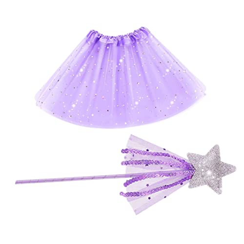 TINEASUR Fee Tutu Kleid Rock Set Mädchen Ballett Tutu Fee Kostüm Für Geburtstagsfeiern Verkleiden Als Prinzessin von TINEASUR