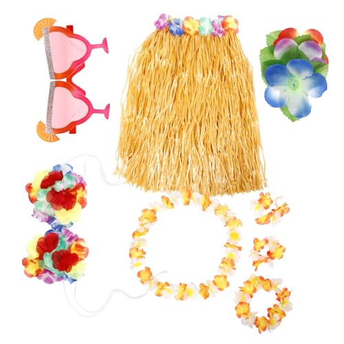 TINEASUR 1 Set Party Dekorationsset Luau Sonnenbrille Luau Outfits Für Mädchen Hawaii Motto Partydekorationen Luau Partydekorationen Kinder Hawaii Outfits Hawaii Motto von TINEASUR