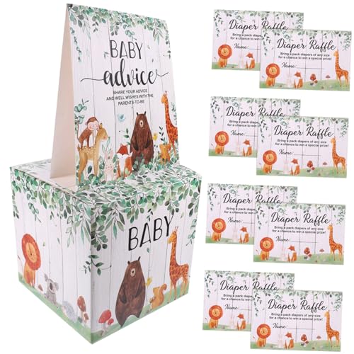 TINEASUR 1 Set Themenbezogener Ratgeberkartensatz Sparschweinkarten Vorhersagekarte Für Die Babyparty Babyratgeberkarten Für Die Babyparty Vorhersagen Und Ratgeberkarten von TINEASUR