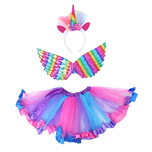 TINEASUR 1 Set Tutu Kind Party Kleidung Kit Mädchen Kleid Performance Kostüm Anzug Party Cosplay Zubehör Kind Kostüm Anzug Kinder Performance Kleidung Kit Party Kinder Kostüm Cosplay von TINEASUR