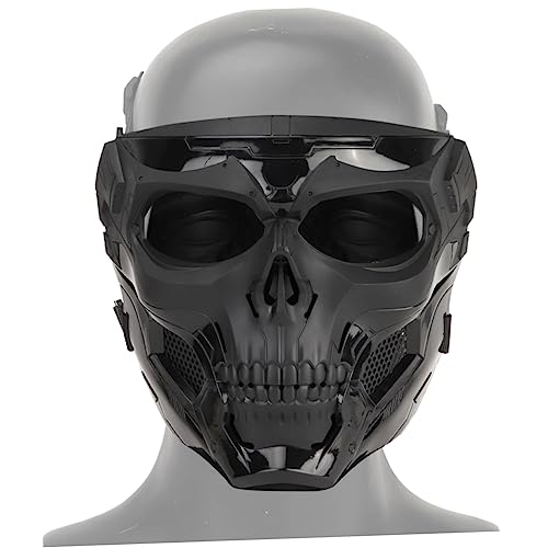 TINEASUR Taktische Halloween Totenkopfmaske Für Cosplay Und Survival Spiele Vollgesichts Skelettmaske Für Partys Und Kostüme von TINEASUR