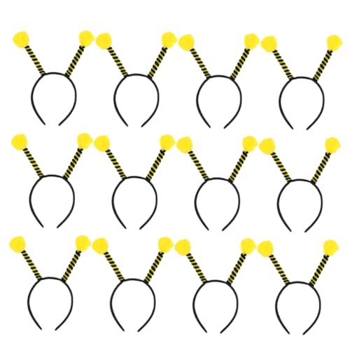 TINEASUR 12stücke Teiliges Bienen Haarreif Mit Antennen Für Frauen Und Mädchen Leicht Und Bequem Für Halloween Kostüme Karneval Fotorequisiten TINEASUR 12stücke Teiliges Bienen Haarreif Mit Antennen Für Frauen Und Mädchen Leicht Und Bequem Für Halloween Kostüme Karneval Fotorequisiten von TINEASUR