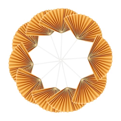 TINEASUR 16Pcs Fan Kuchen Dekoration Kuchen Top Für Geburtstag Cupcake Topper Kuchen Dekorationen Cupcake Einsätze Dekoration Kuchen Topper Für Partypapier Lüfter Cupcake Dessert Einsatz von TINEASUR