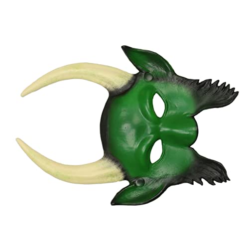 TINEASUR 1Stk Party-Gesichtsabdeckung 3D-Tiermaske tierisches Gesicht Cosplay-Masken Halloween-Partygeschenke Dämonenmaske halloween masken halloweenmaske Party-Maske Halloween-Maske Green von TINEASUR