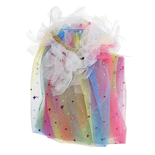 TINEASUR 1Stk ausgehen prinzessin umhang kinderkleider kinderkleidung kleidung mitgebsel kindergeburtstag Party Prinzessin kleidet Mädchen Kap Pailletten Umhänge Cosplay-Umhang Nylon von TINEASUR