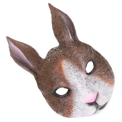 TINEASUR 1stk Hasentiermaske Zubehör Für Hasenkostüme Hasenkostüm Für Erwachsene Cosplay-kostüm Ostern Tierkostüm Häschen-maskottchen-anzug Osterhasen-outfit Hasen-accessoires Pu-schaum von TINEASUR