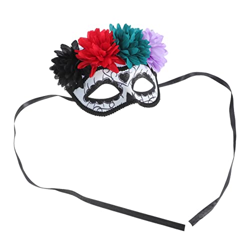 TINEASUR 1stk Maskerade Maske Maskenball Masken Maske Für Frauen Halloween-masken-dekor Spitzenmaske Blumendekorationen Karnevalsmasken Maskendekor Halloween-requisiten Blumenkostüm Plastik von TINEASUR