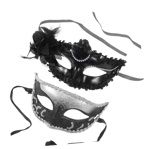 TINEASUR Einzigartige venezianische Masken für Frauen Halbmasken für Erwachsene Partymasken zum Tanzen für Halloween und Karneval von TINEASUR