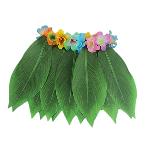 TINEASUR 28 Hawaii-Blattrock hawaii outfit hawaii kleidung hula hip hula ketten hula shaper Hawaii Blumen Kostüm tropische Party Luau-Kleid hawaiianische Röcke hawaiianisches Kleid Colorful von TINEASUR