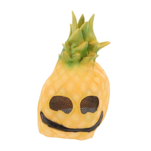 TINEASUR Ananas-masken, Halloween-früchte-motto-kopfbedeckung, Hawaiianische Tropische Pool-party-zubehör, Ananas-partygeschenke Für Sommer, Strand, Luau-motto-party-zubehör von TINEASUR