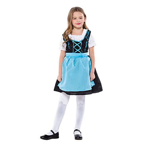 TINEASUR Bierkostüm für kinder Kellnerin Kostüm für Mädchen Kinderkleidung Outfit für Mädchen für Damenkleid Gartenmädchen Kostüm Bier-Performance-Kleidung Kostüme für die Bierbühne von TINEASUR