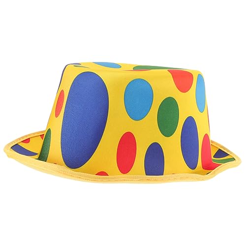 TINEASUR Clownhut Aus Vliesstoff Party-clownhut Für Bühnenauftritte Kopfbedeckung Für Kostüm Unisex-hut Atmungsaktiv Und Leicht TINEASUR Clownhut Aus Vliesstoff Party-clownhut Für Bühnenauftritte Kopfbedeckung Für Kostüm Unisex-hut Atmungsaktiv Und Leicht von TINEASUR