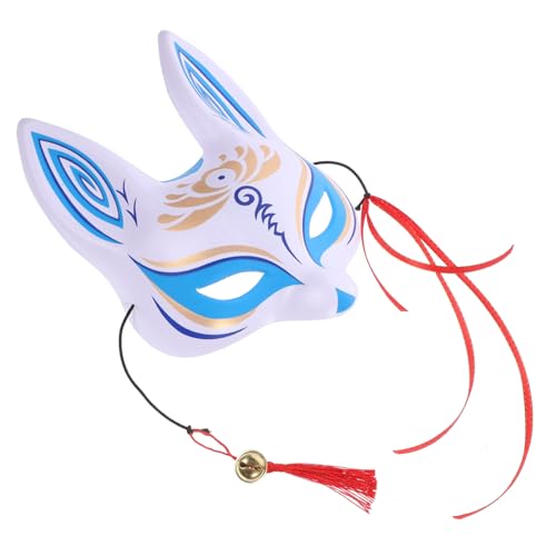 TINEASUR -Fuchs-Maske Fuchs für Party Cosplay-Fuchsmaske Fuchsmaske für Cosplay Kostüm Fuchs für Cosplay halloween tiermasken Tiermaske im japanischen Stil Halbgesichts-Fuchsmaske PVC von TINEASUR