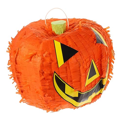 TINEASUR Faltbare Halloween Pinata Kürbis Design Pinata Für Partys Halloween Dekoration Und üßigkeitenbehälter Spaß Für Und Erwachsene 6347 von TINEASUR