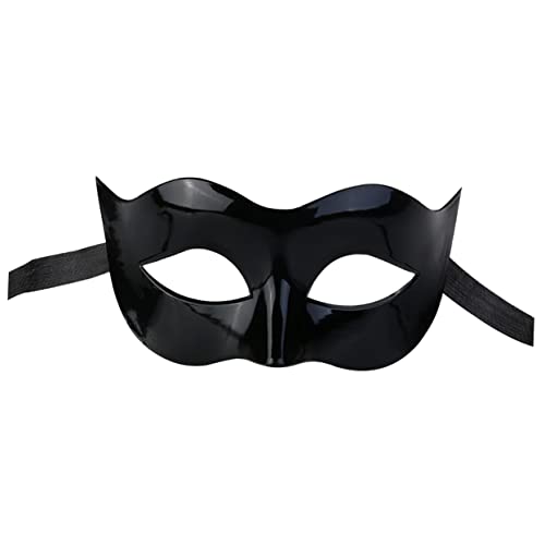 TINEASUR Männer Maskerade Kostüm Halbgesicht Augenmaske Partymaske Schwarz Für Maskenball Und Karneval Ideal Für Halloween Und Festliche Anlässe von TINEASUR