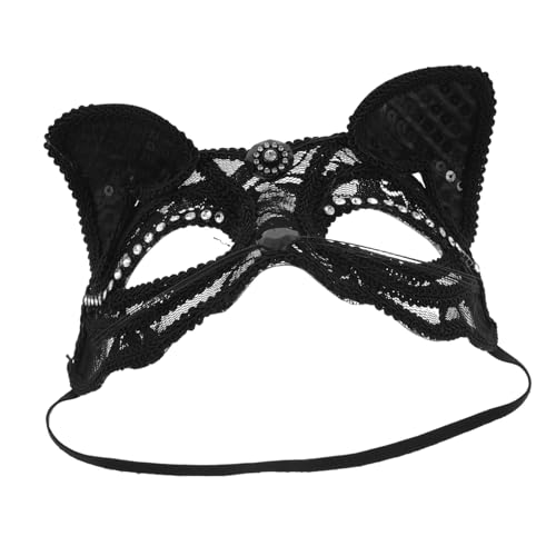 TINEASUR Maskerade-maske Für Frauen, Spitzen-fuchs-maske, Halloween, Dekorative Halbgesichtsmaske, Festival, Kreative Tiermaske Für Cosplay-party von TINEASUR