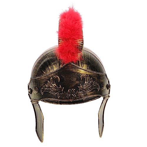 TINEASUR Samurai Hut Für Herren Römischer Helm Herren Gladiator Kostüm Herren Gladiator Helm Wikinger Helm Für Erwachsene Römischer Helm Römisches Kostüm Römisches Soldatenkostüm von TINEASUR