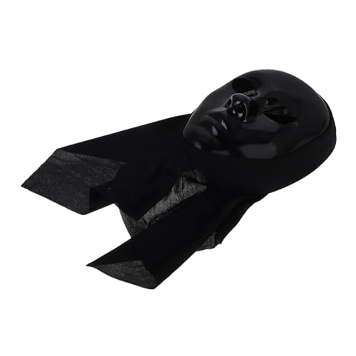 TINEASUR Elegante schwarze Maske für Maskenpartys Halloween-Maske für Erwachsene gruseliges Design für Maskenparty-Maskenball von TINEASUR