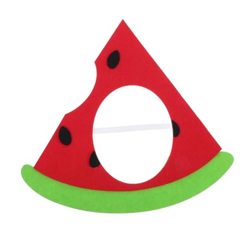 TINEASUR Süße Filz Cartoon Obst Maske Für Party Cosplay Halloween Cosplay Maske Prop Prop Maske Cartoon Wassermelone Maske Prop Dekoration von TINEASUR