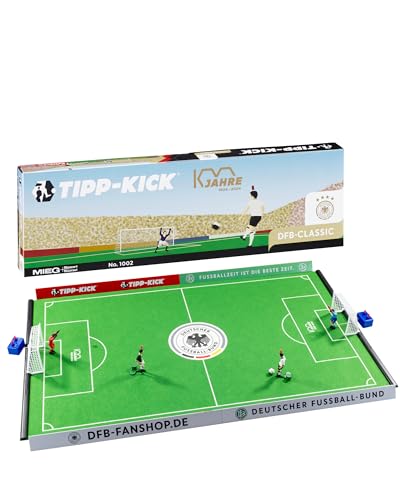 TIPP-KICK DFB Classic Spiel – 100 Jahre DFB Sonderedition Fussball Set mit Kickern & Torhütern im Heim- & Auswärtstrikot der dt. Nationalmannschaft von TIPP-KICK