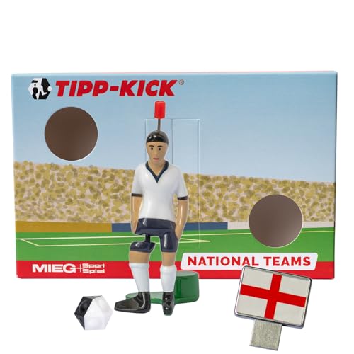 TIPP-KICK England-Box I Original Set England-Star-Kicker & England-Soundchip in der Torwandbox I Figur Spiel I Zubehör von TIPP-KICK