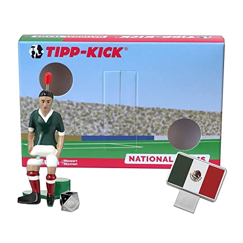 TIPP-KICK Mexiko-Box I Original Set Mexiko-Star-Kicker & Mexiko-Soundchip in der Torwandbox I Figur Spiel I Zubehör von TIPP-KICK