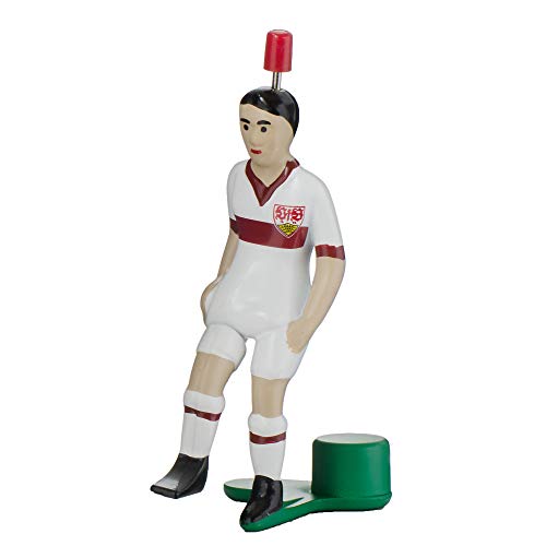 TIPP-KICK Top-Kicker VfB Stuttgart Klassik Edition I Original Spieler für Groß & Klein I Spielspaß mit der Fußball-Figur Spiel I Zubehör I Trikot Weiß/Rot von TIPP-KICK