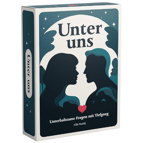 TIPSI Unter Uns - Spiel für Paare zu zweit | Mit lustigen & tiefen Fragen für 2 Personen | Pärchen Geschenke für Männer, Freund & Freundin | Jahrestag Geschenk für ihn & sie oder zum Valentinstag TIPSI Unter Uns - Spiel für Paare zu zweit | Mit lustigen & tiefen Fragen für 2 Personen | Pärchen Geschenke für Männer, Freund & Freundin | Jahrestag Geschenk für ihn & sie oder zum Valentinstag von TIPSI