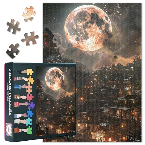 Antike Stadt 1000 Teile Puzzle Für Erwachsene Vollmond Leuchtende Fenster Puzzle Kunst Für Wanddekoration Intelligenz Antike Stadt Bei Nacht Puzzles Für Erwachsene Familien Indoor Spiele 50cmx70cm Antike Stadt 1000 Teile Puzzle Für Erwachsene Vollmond Leuchtende Fenster Puzzle Kunst Für Wanddekoration Intelligenz Antike Stadt Bei Nacht Puzzles Für Erwachsene Familien Indoor Spiele 50cmx70cm von TISHIRON