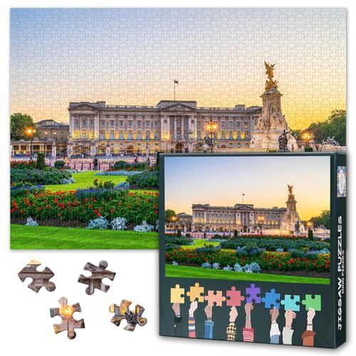 Buckingham Palace Erwachsenen Puzzles 1000 Blöcke, London England-Puzzle, Erwachsenen-Puzzle Spiel oder Spielzeug für ältere Freunde 50X70CM Buckingham Palace Erwachsenen Puzzles 1000 Blöcke, London England-Puzzle, Erwachsenen-Puzzle Spiel oder Spielzeug für ältere Freunde 50X70CM von TISHIRON