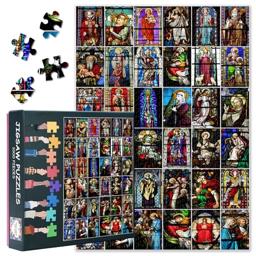 Christlicher Jesus Puzzles 1000 Teile, Puzzle Erwachsene, Jesus Christ 1000 Teile Puzzles für Erwachsene, 70 x 50cm Puzzle Impossible Geschicklichkeitsspiel für die Ganze Familie Christlicher Jesus Puzzles 1000 Teile, Puzzle Erwachsene, Jesus Christ 1000 Teile Puzzles für Erwachsene, 70 x 50cm Puzzle Impossible Geschicklichkeitsspiel für die Ganze Familie von TISHIRON