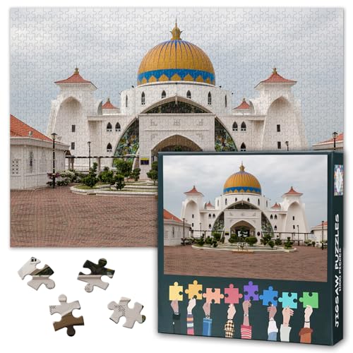 Erwachsene Puzzle 1000 Blöcke, schwimmende malaysische Moschee Puzzle, islamische Moschee für Erwachsene Puzzle, Erwachsene Puzzle-Spiele oder Spielzeug, geeignet für ältere Freunde 50x70cm Erwachsene Puzzle 1000 Blöcke, schwimmende malaysische Moschee Puzzle, islamische Moschee für Erwachsene Puzzle, Erwachsene Puzzle-Spiele oder Spielzeug, geeignet für ältere Freunde 50x70cm von TISHIRON