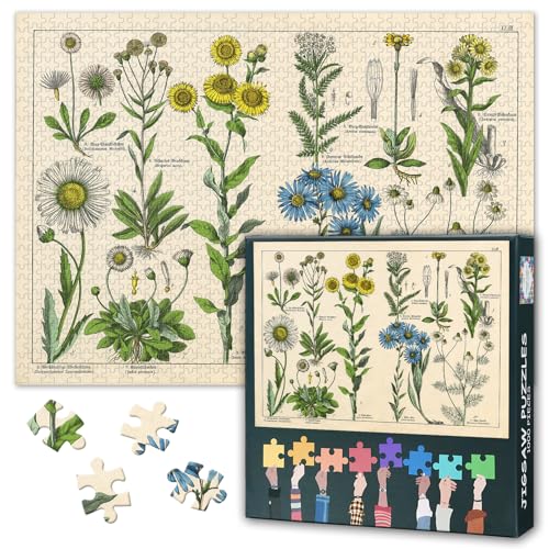 Erwachsene Puzzles 1000 Blöcke, Antike Pflanzen Puzzles, Pflanzen Erwachsene Puzzle, Puzzle-Spiele oder Spielzeug für ältere Freunde 50X70CM Erwachsene Puzzles 1000 Blöcke, Antike Pflanzen Puzzles, Pflanzen Erwachsene Puzzle, Puzzle-Spiele oder Spielzeug für ältere Freunde 50X70CM von TISHIRON