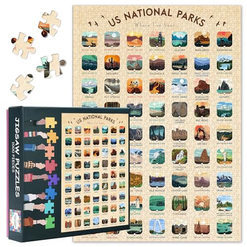 Erwachsene Puzzles 1000 Blöcke, US National Park Puzzles, Reisen Erwachsene Puzzle, Puzzle oder Spielzeug für ältere Freunde 50X70CM Erwachsene Puzzles 1000 Blöcke, US National Park Puzzles, Reisen Erwachsene Puzzle, Puzzle oder Spielzeug für ältere Freunde 50X70CM von TISHIRON
